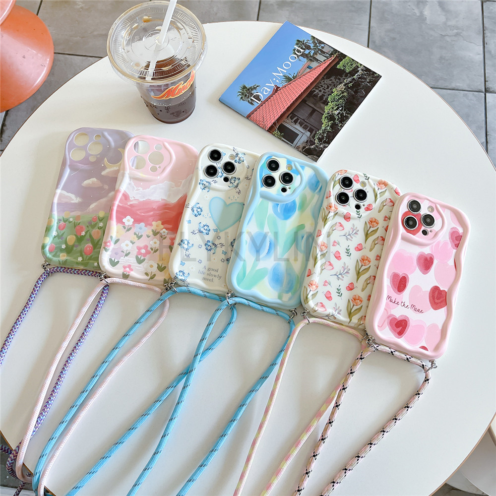 Funda con cordón y collar cruz - Oppo Reno 12 reseña y precio