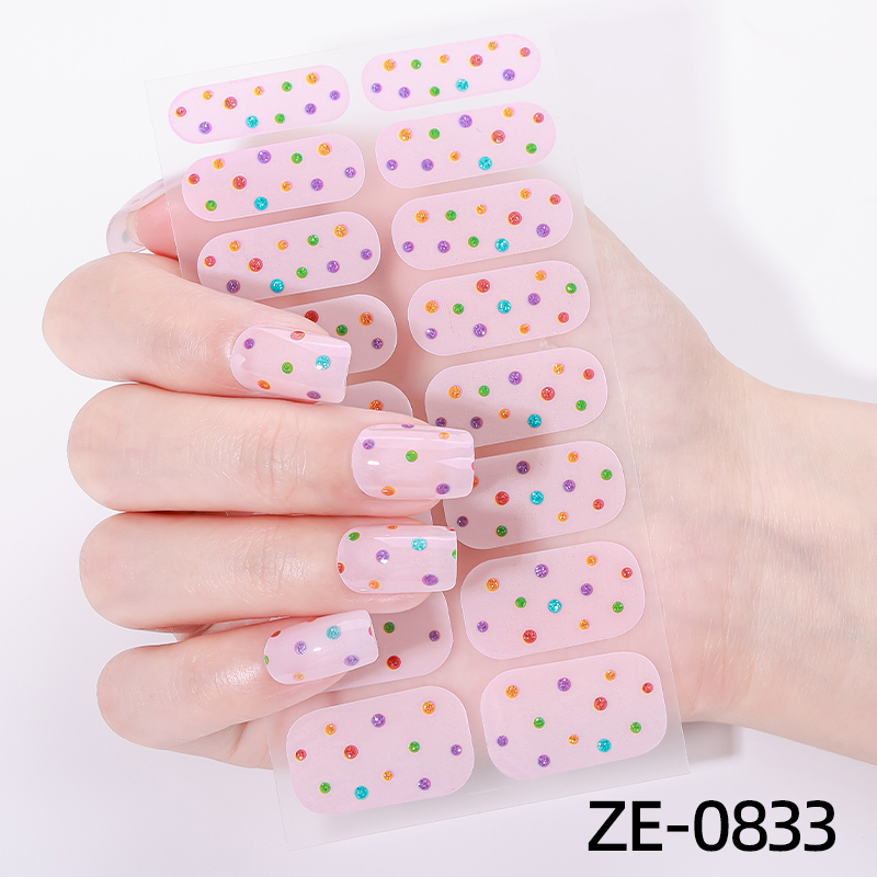 16 puntas de pegatinas de uñas - Full Cover Adhesive reseña y precio