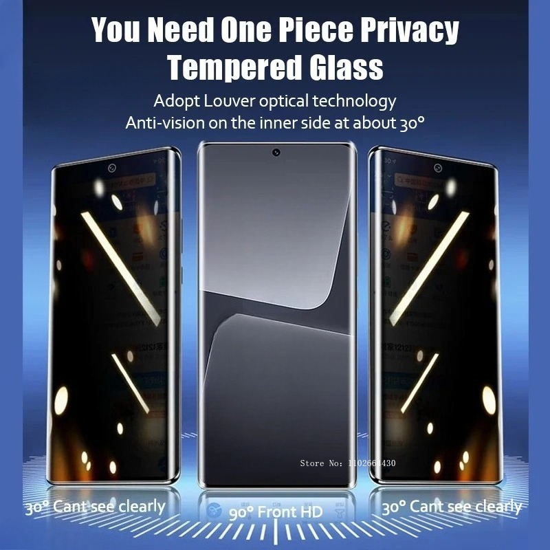 2 uds privacidad Anti espía Pe - Curved Edge Screen reseña y precio